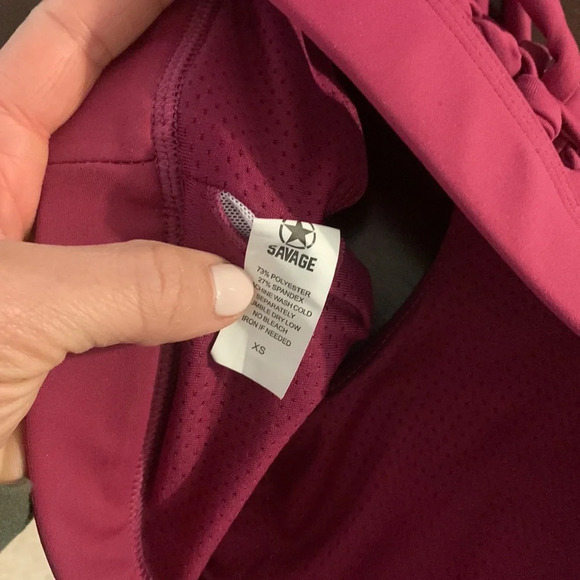 NWOT! Savage Barbell Bra with pads, SZ XS - Picture 3 of 3